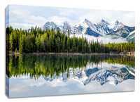 Banff landscape original photography print. Alberta Canada wall art.