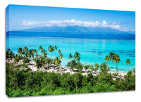Tahiti landscape original photography print. Mourea French Polynesia wall art.