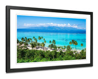 Tahiti landscape original photography print. Mourea French Polynesia wall art.