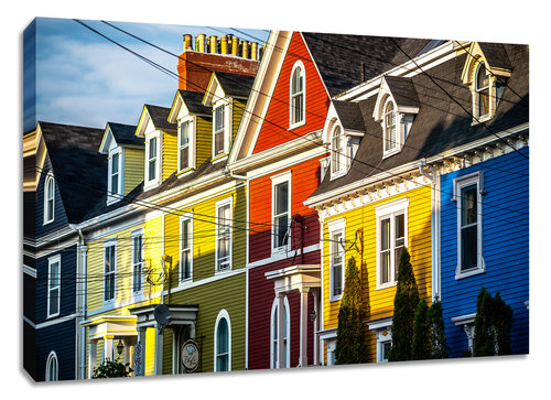 Jelly Bean House original photography print. St Johns Newfoundland wall art.