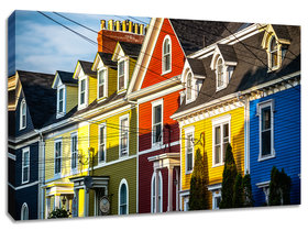 Jelly Bean House original photography print. St Johns Newfoundland wall art.